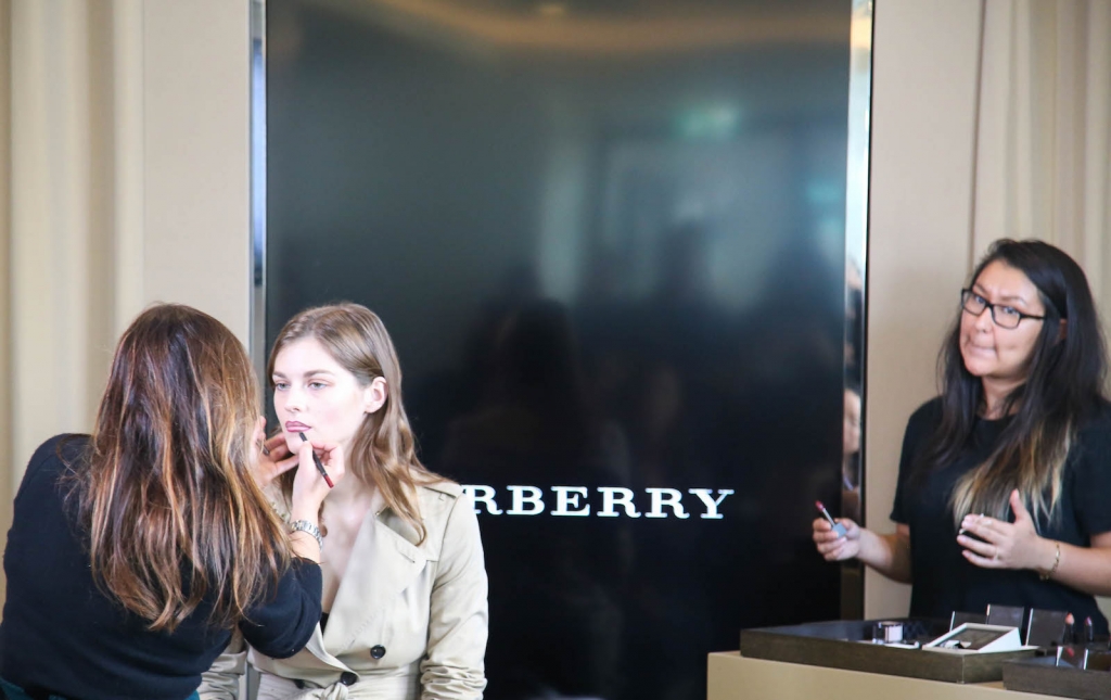 Burberry SS16 makeup event in London